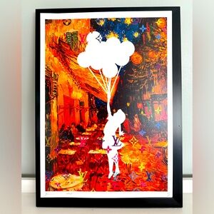 2025 Girl with Balloons Pop Art Print by “Death NYC”